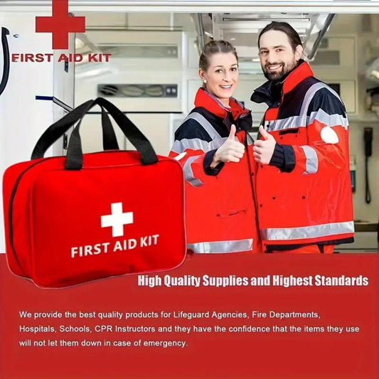173-Piece Comprehensive First Aid Kit: Outdoor & Home Essentials