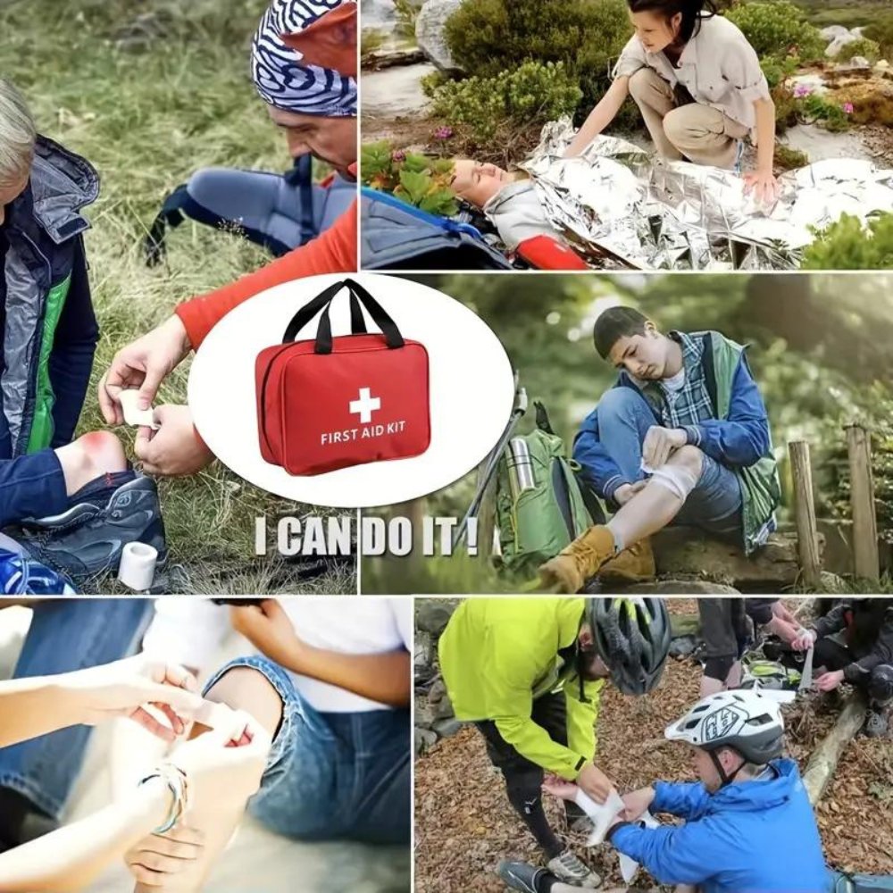 173-Piece Comprehensive First Aid Kit: Outdoor & Home Essentials