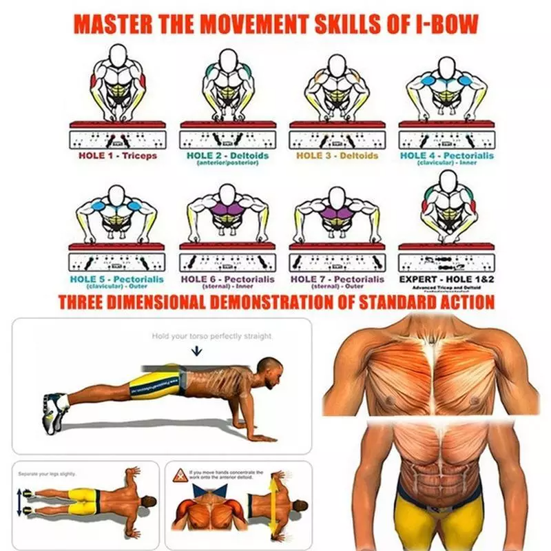 28-in-1 Home Gym Push Up Board