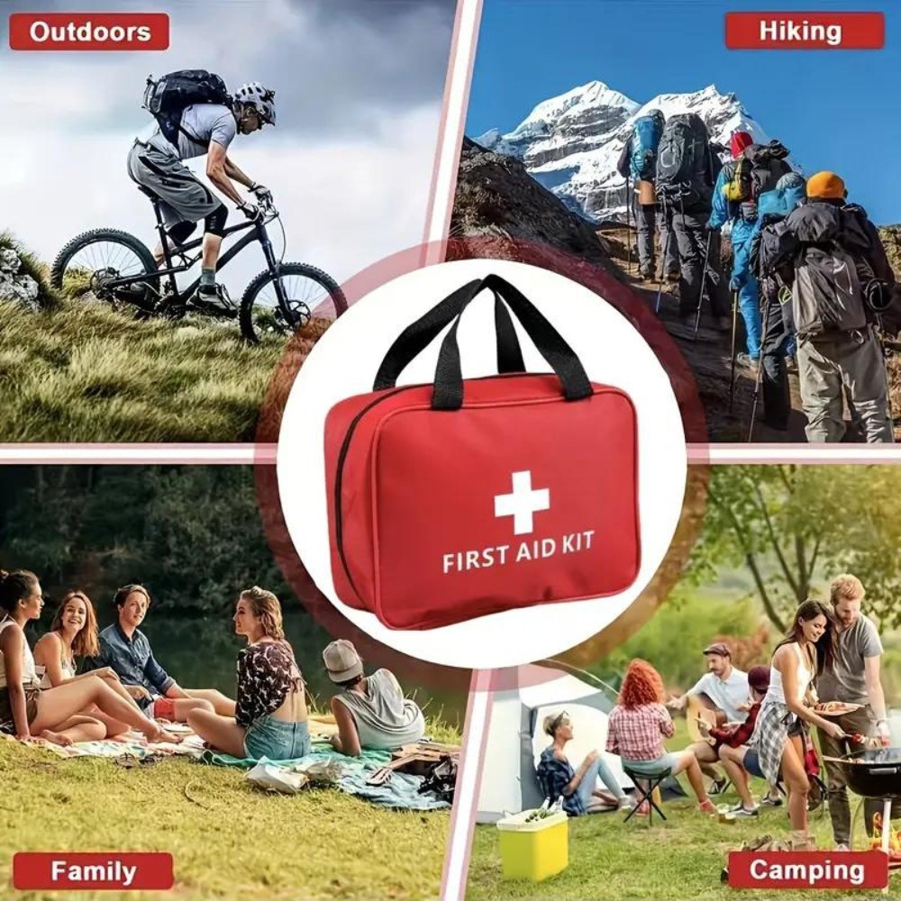173-Piece Comprehensive First Aid Kit: Outdoor & Home Essentials
