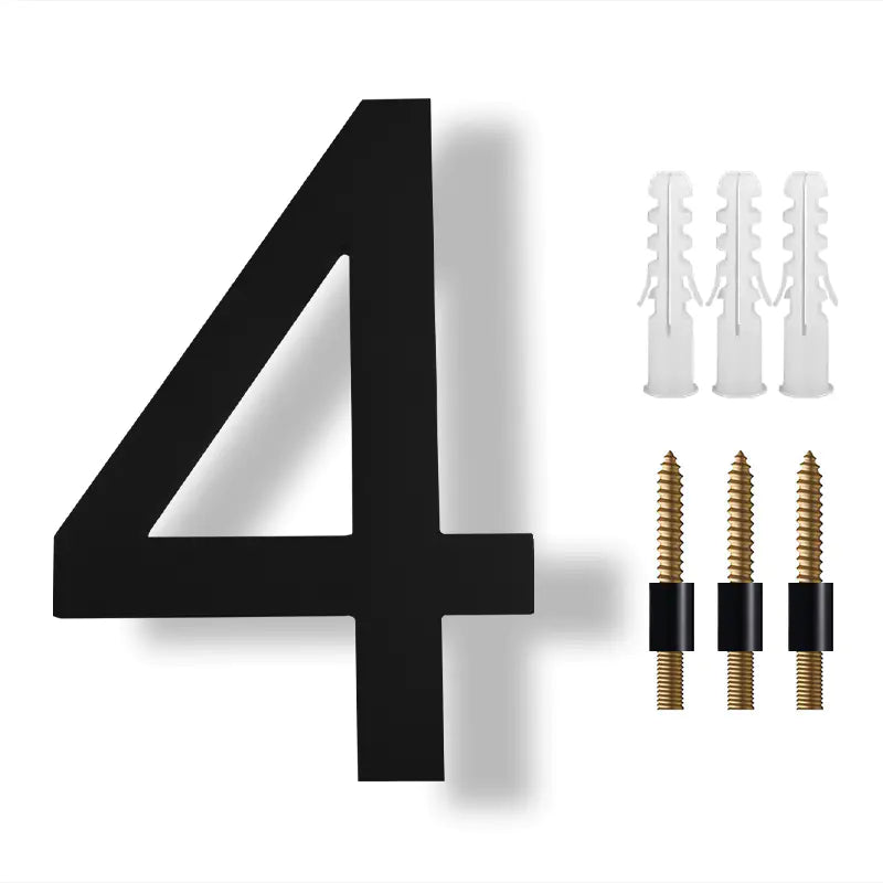 Acrylic Floating House Number