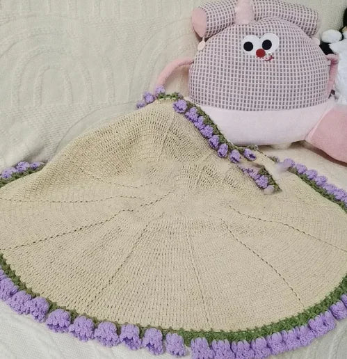 Crocheted Flower Blanket