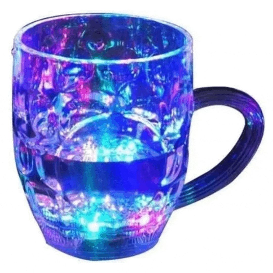 🍵Pack 5 Tazas (Luces LED RGB de 300 ml). Valor Unitario $3.780 c/u
