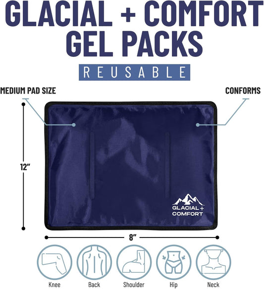 Glacial Soothe Ice & Heat Pad - Flex Tech for Pain Relief