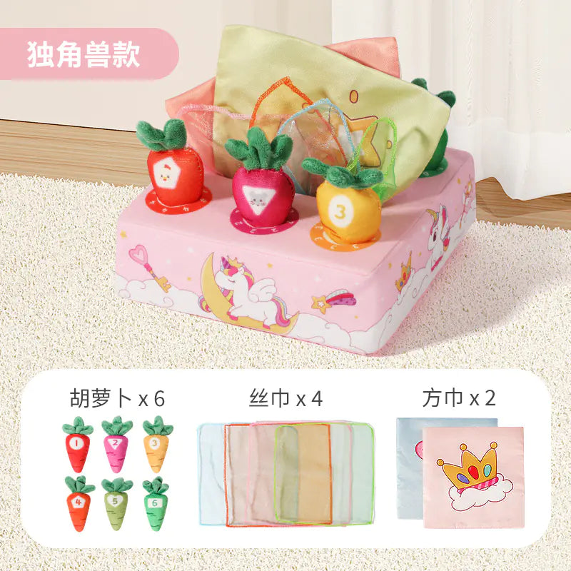Plush Carrot Pulling Toy