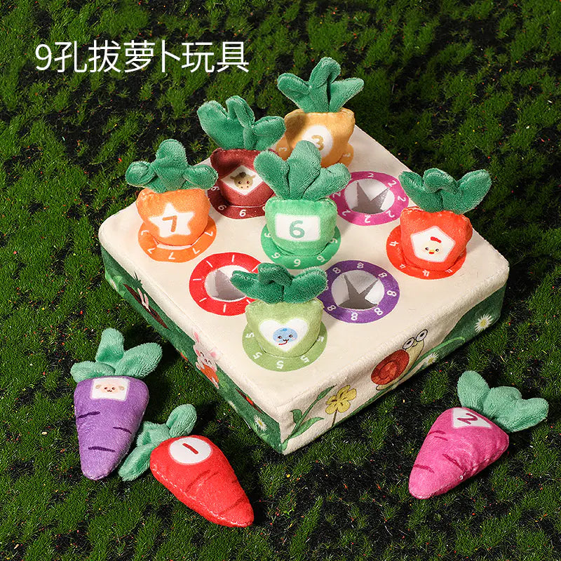 Plush Carrot Pulling Toy