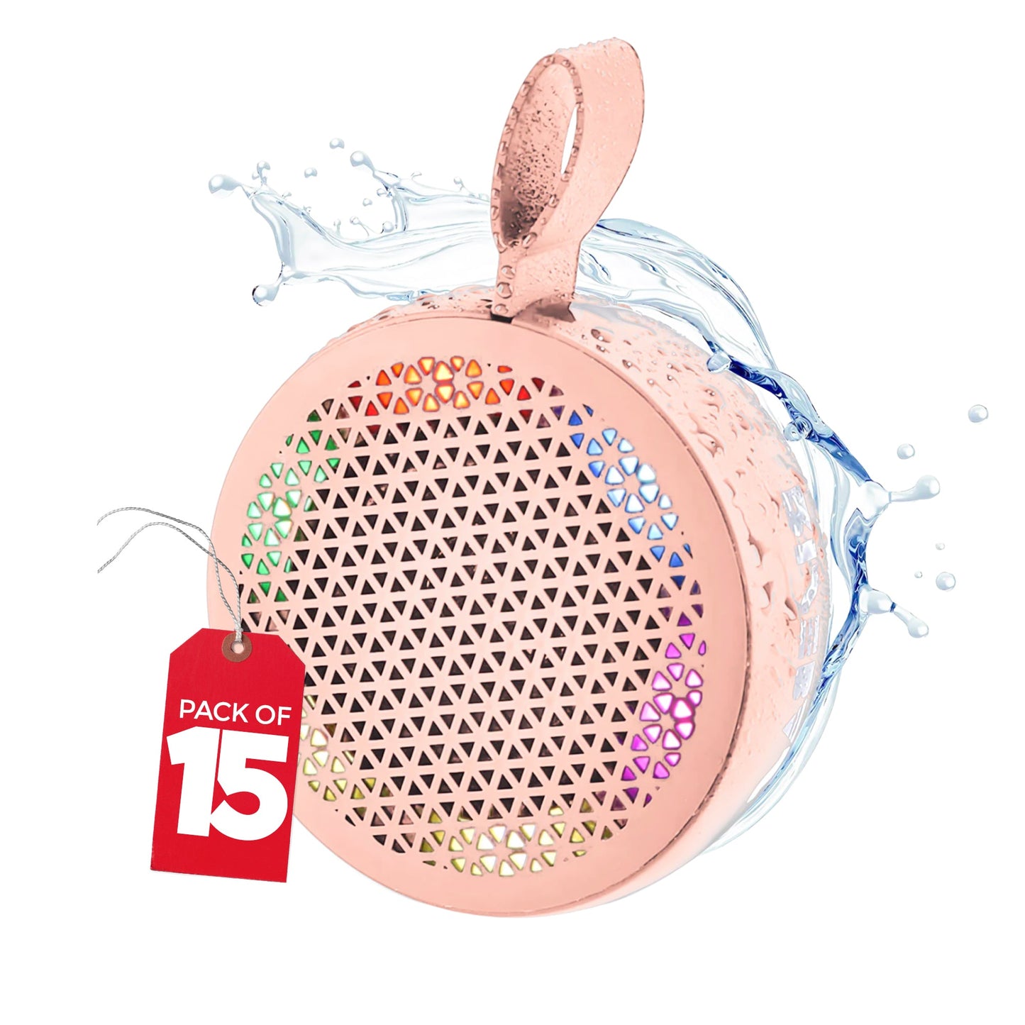 AQUABEAT Splashproof Wireless Shower Speaker