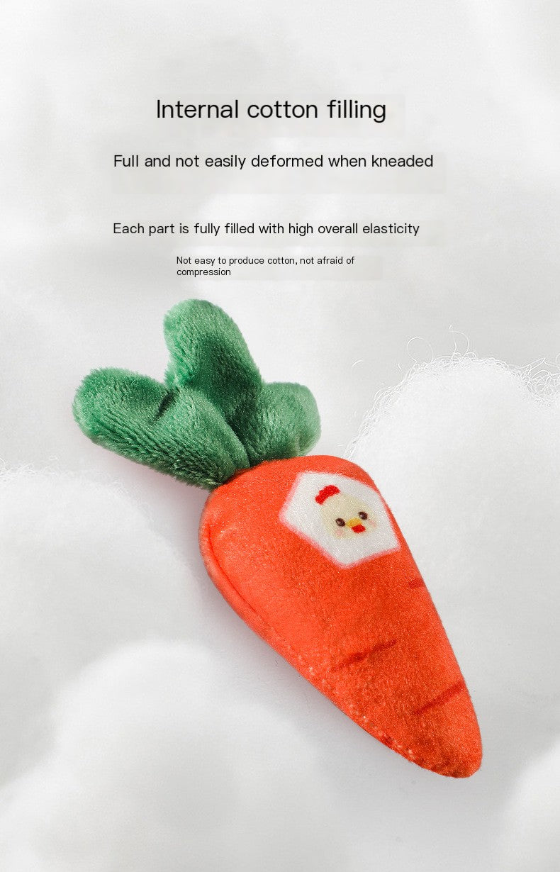 Plush Carrot Pulling Toy