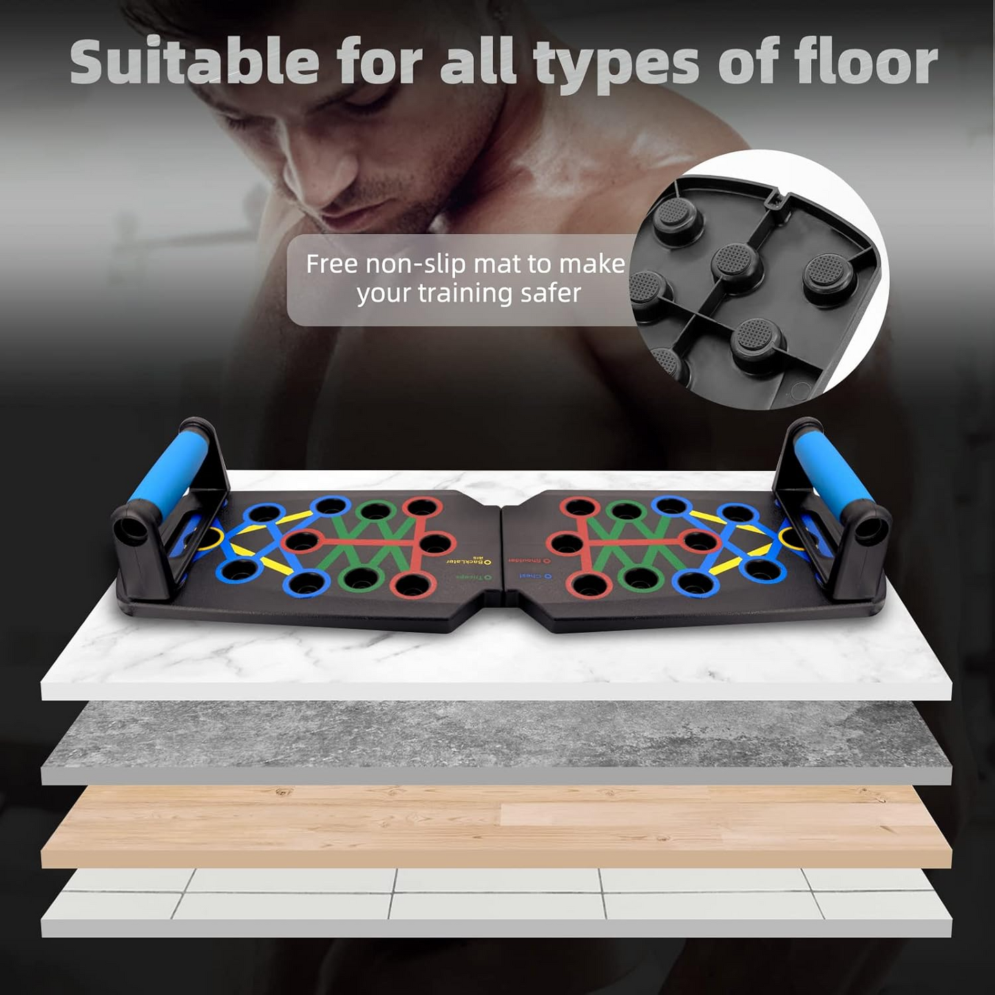 28-in-1 Home Gym Push Up Board