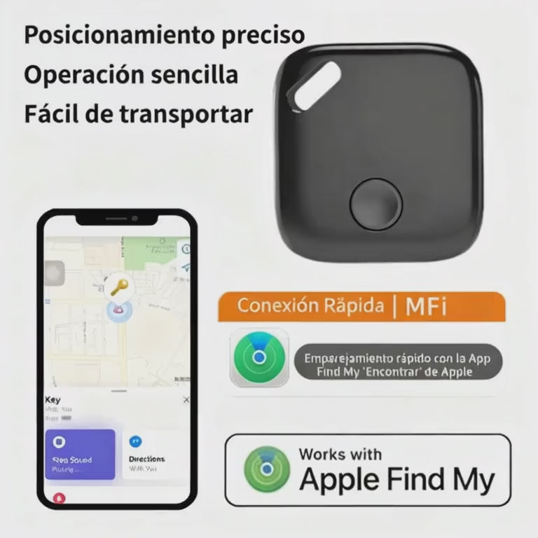 AIRTAG VTAG - COMPATIBLE CON APPLE - APP "ENCONTRAR" (FIND MY)